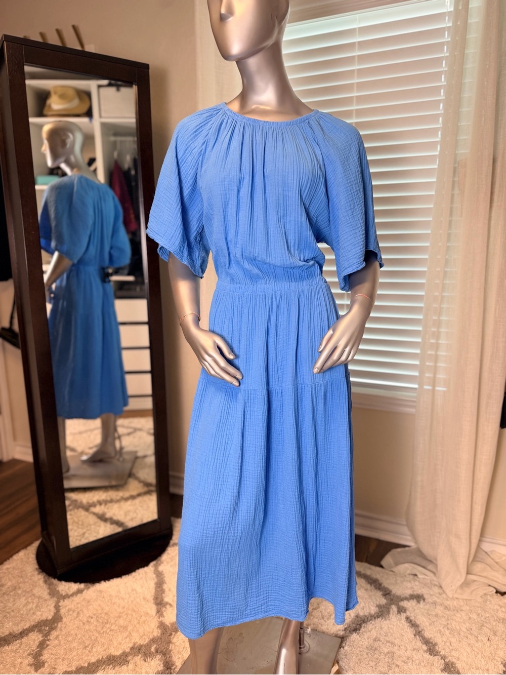 Nation LTD Blue Midi Dress